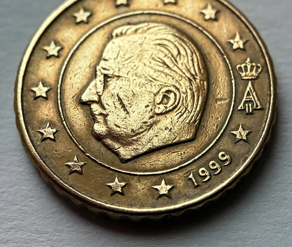 10 Cent 1999 | Belgien | König Albert II. | Nordisches Gold Münze