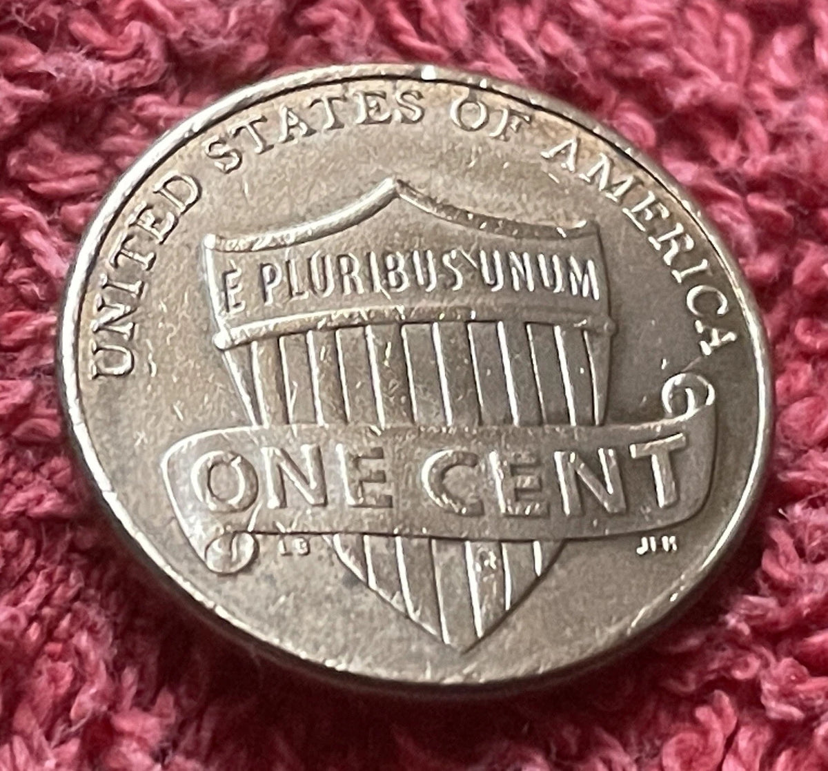 1 Cent 2014 USA | Lincoln Cent | Union Shield | Verkupfertes Zink | Sammlermünze