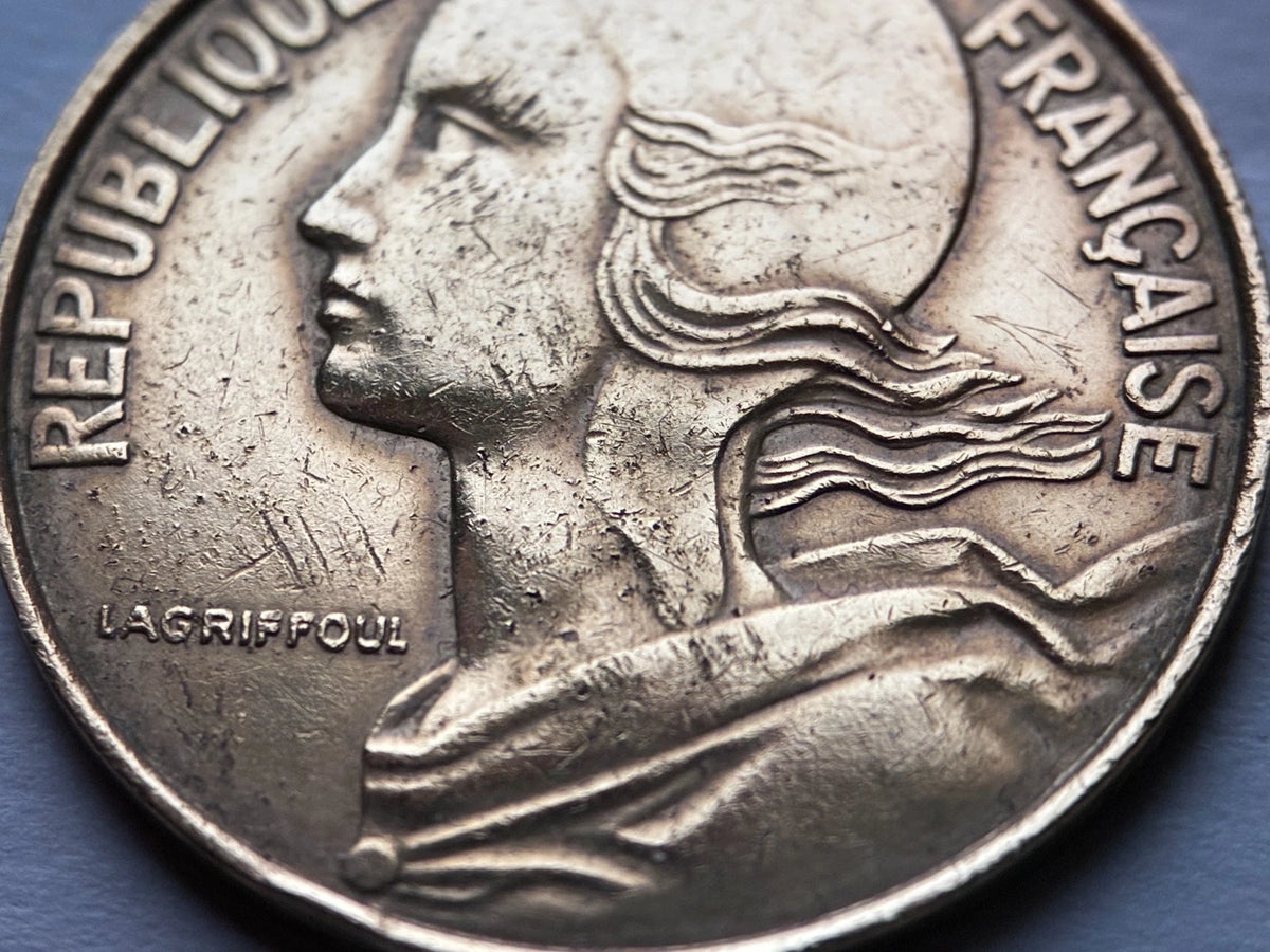 20 Centimes 1996 | Frankreich | Marianne | Aluminiumbronze Münze | schön