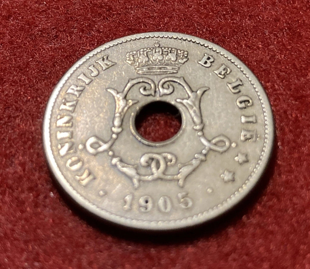 10 Centimes 1905 | Belgien | König Leopold II | Vorzüglicher Zustand