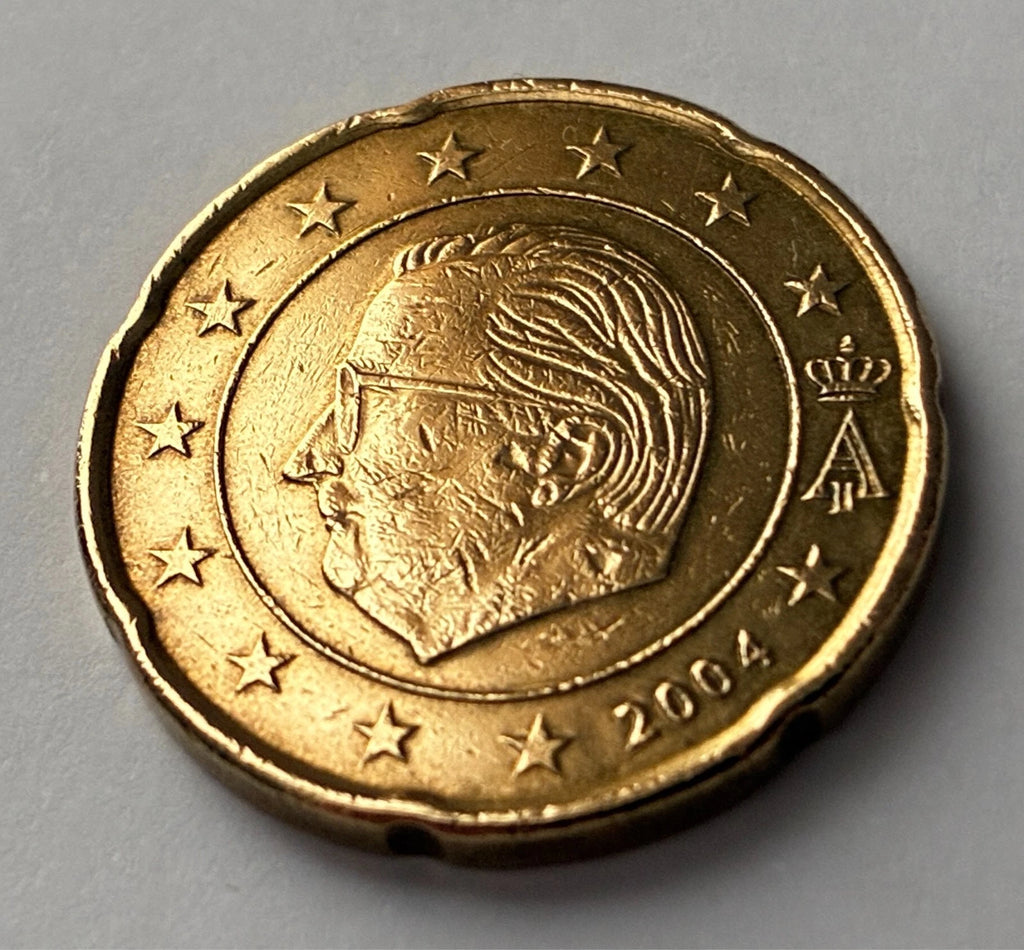 20 Cent 2004 | Belgien | König Albert II. | Nordisches Gold Münze | schön