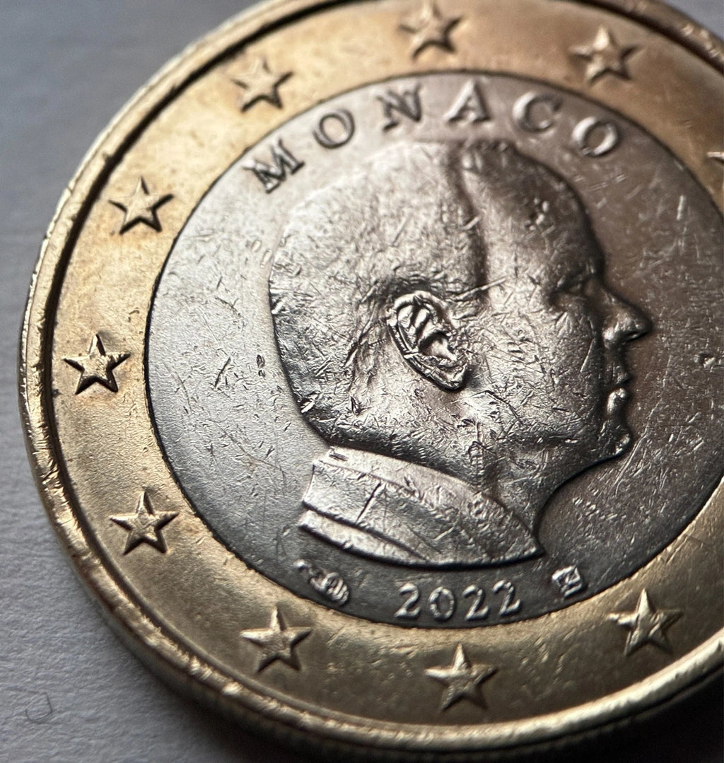 1 Euro 2022 | Monaco | Albert II. | Bi-Metall Münze