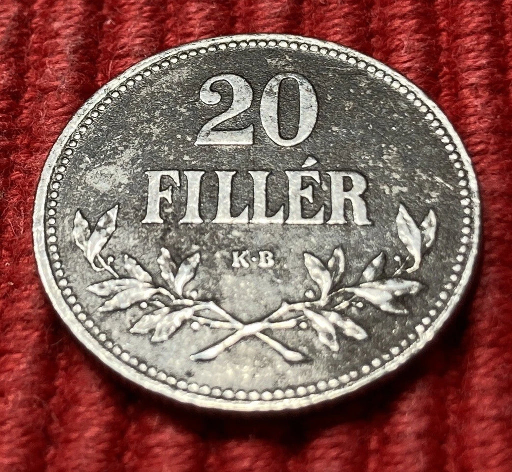 20 Fillér 1916 | Österreich-Ungarn | Karl IV. (Károly IV.) | Eisen Münze | sehr schön