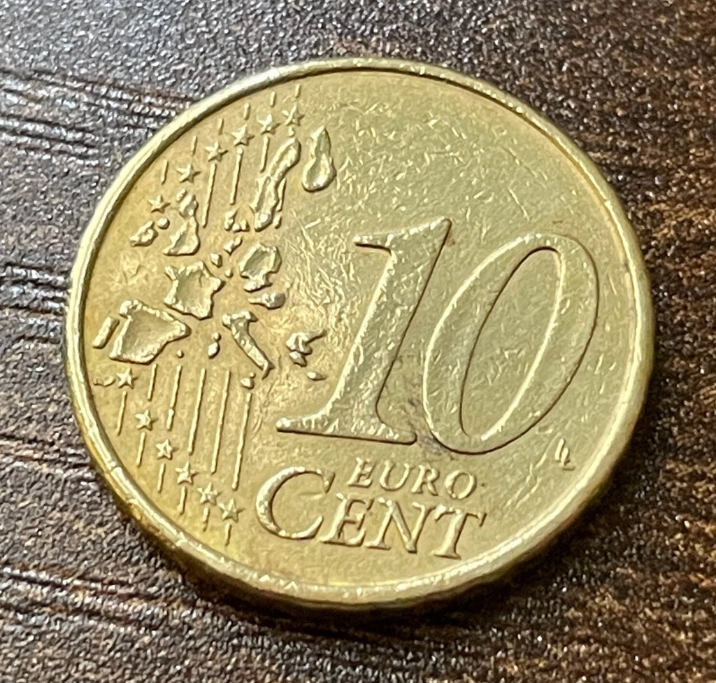 10 Cent 2002 | Portugal | sieben Burgen & fünf Wappen | Nordisches Gold Münze