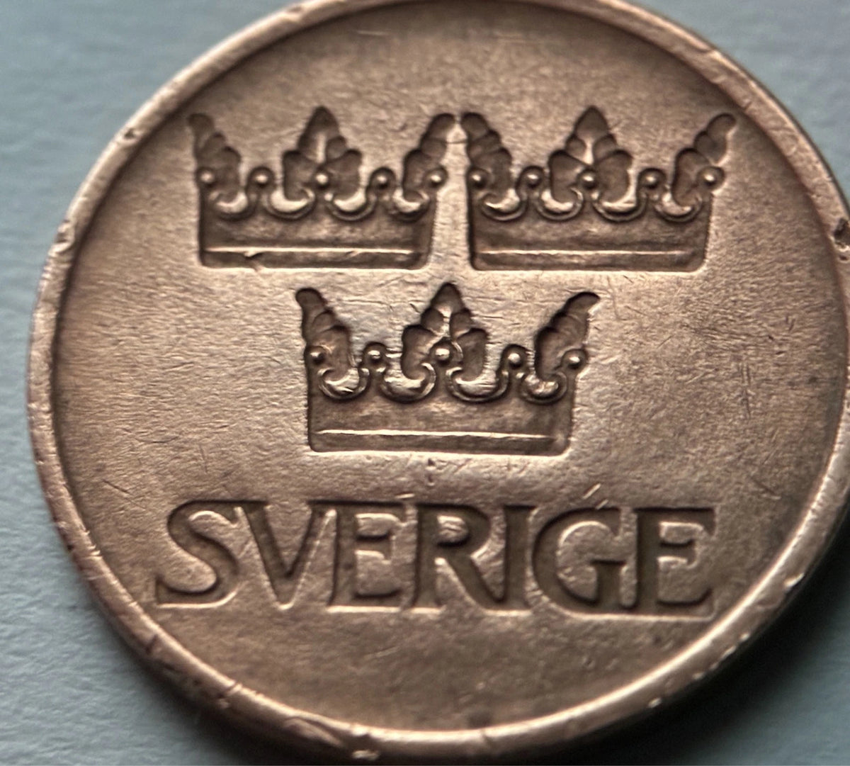 5 Öre 1973 | Schweden | Gustaf VI. Adolf | Bronze | Skandinavische Münze | schön