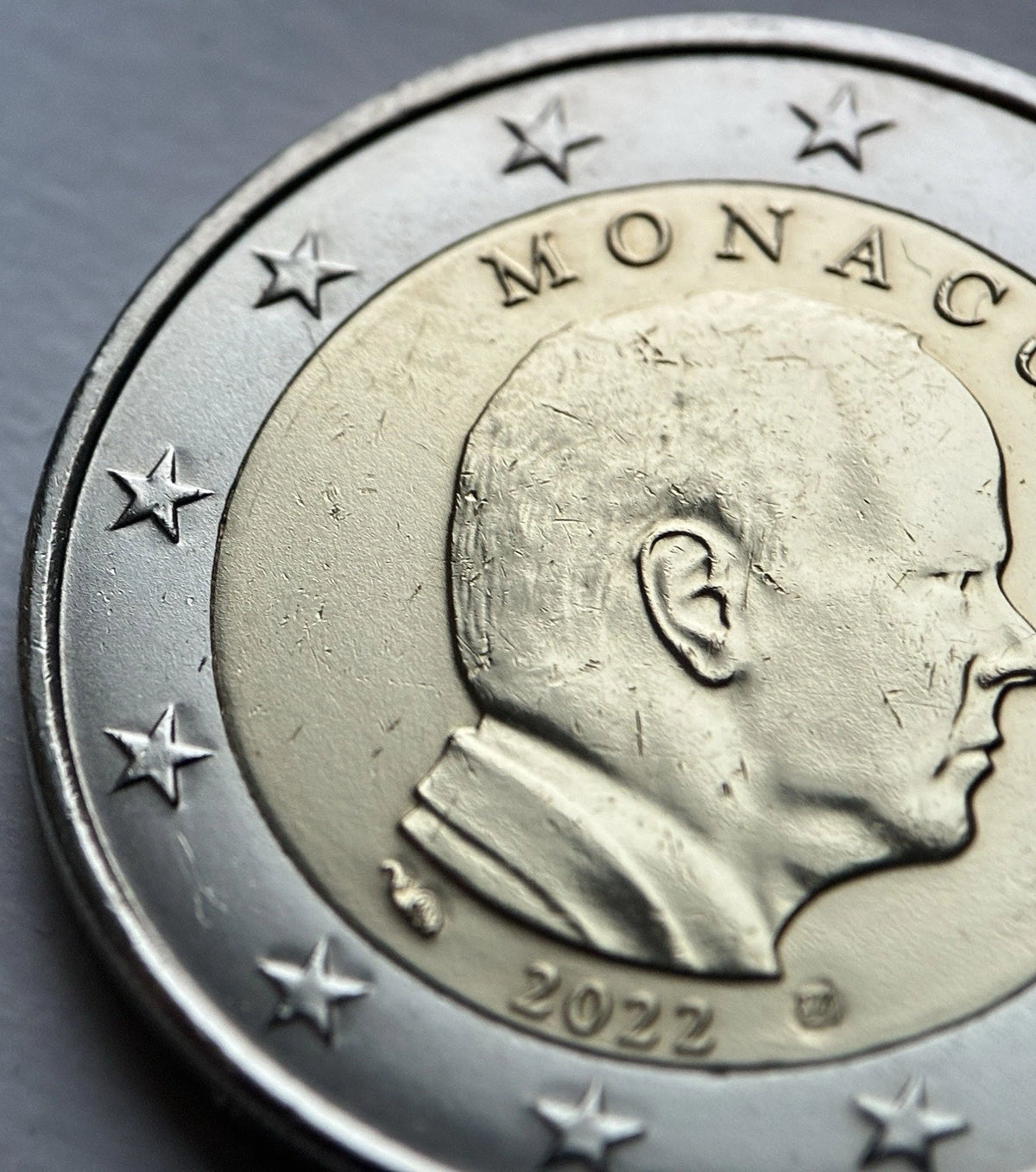 2 Euro Münze Monaco 2022 - Fürst Albert II.