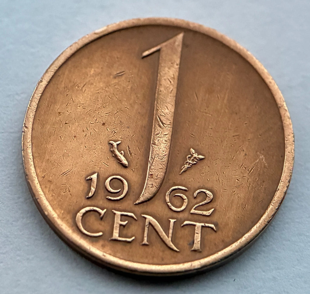 1 Cent 1962 | Niederlande | Königin Juliana | Bronze | Sammlermünze