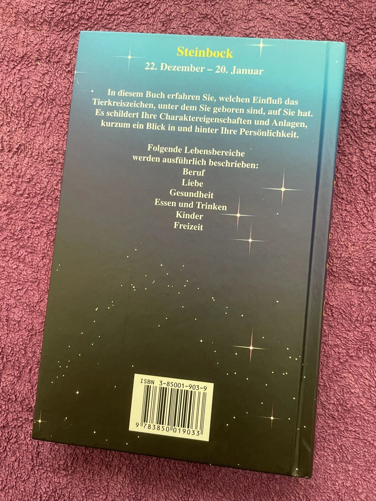 Steinbock | Sternzeichen Buch | P. Michel | A. Wagner | Hardcover | Zustand gut
