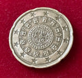 20 Cent 2002 | Portugal | sieben Burgen & fünf Wappen | Münze aus Nordischem Gold | schön