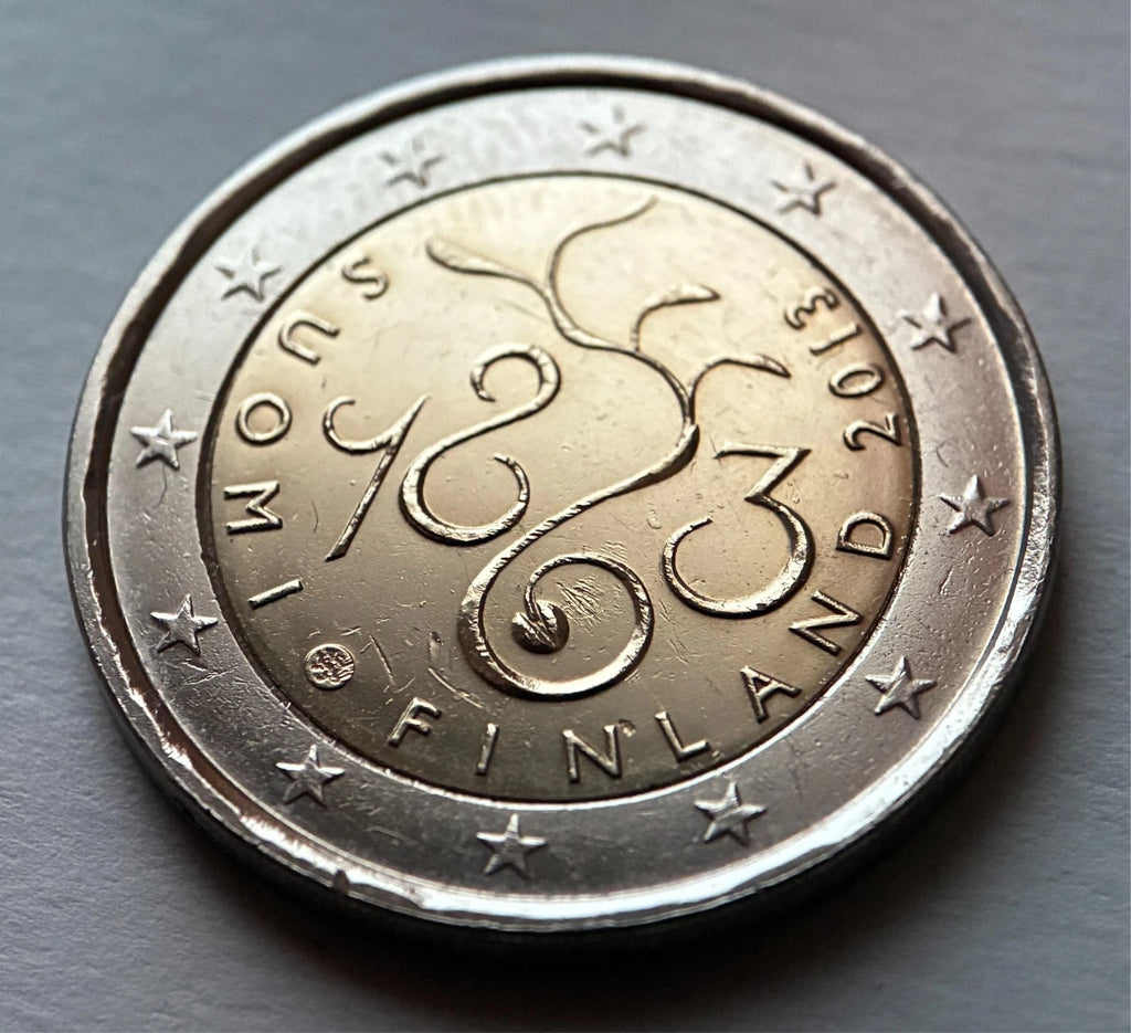 2 Euro 2013 | Finnland | 150. Jahrestag der 1. Sitzung des Parlaments | Bi-Metall Münze