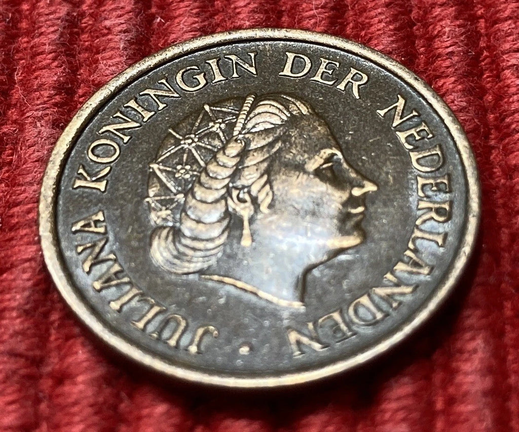 5 Cent 1950 | Niederlande | Königin Juliana | Bronze Münze | sehr schön