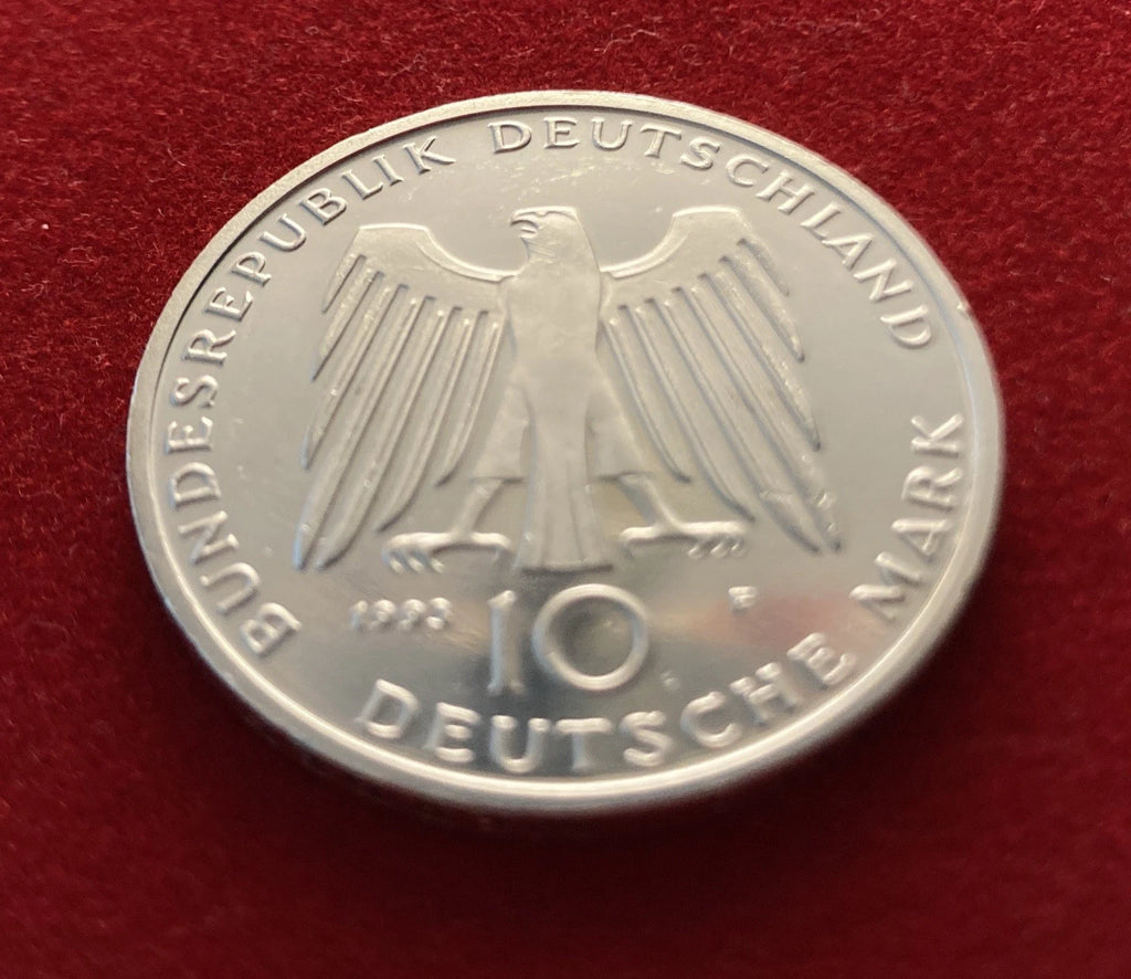 10 Deutsche Mark 1993 F | Bundesrepublik Deutschland | 1000 Jahre Potsdam | 625er Silbermünze | vorzüglich