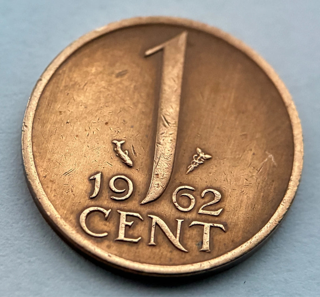 1 Cent 1962 | Niederlande | Königin Juliana | Bronze | Sammlermünze