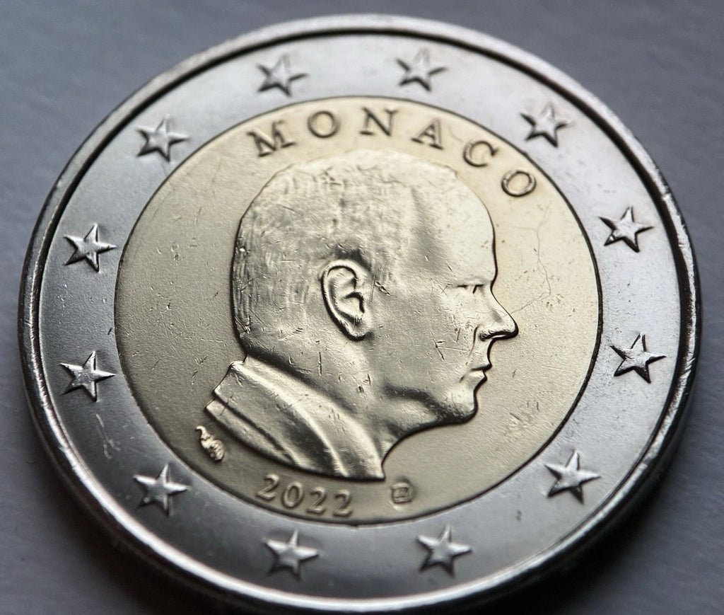2 Euro Münze Monaco 2022 - Fürst Albert II.