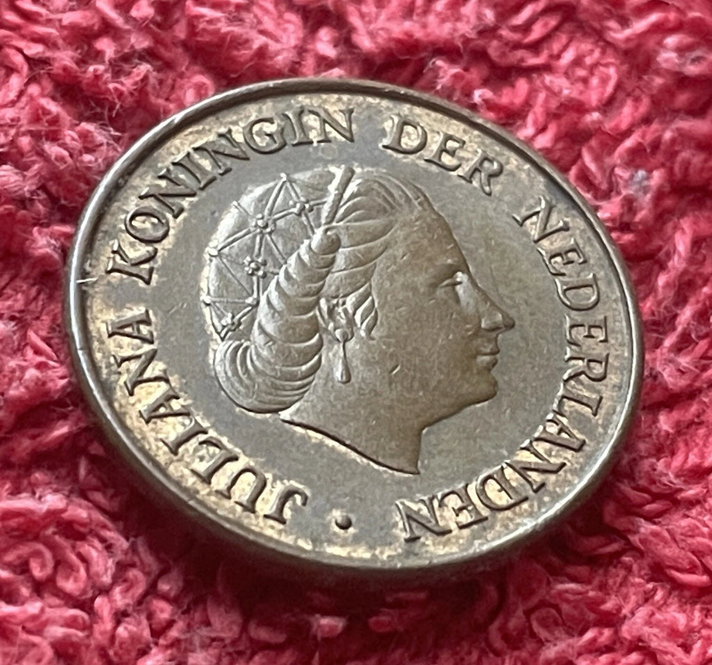 5 Cent 1966 | Niederlande | Königin Juliana | Münze aus Bronze | sehr schön