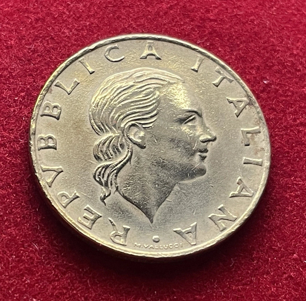 200 Lire 1992 | Italien | Briefmarkenausstellung Genua | Aluminiumbronze Münze | schön