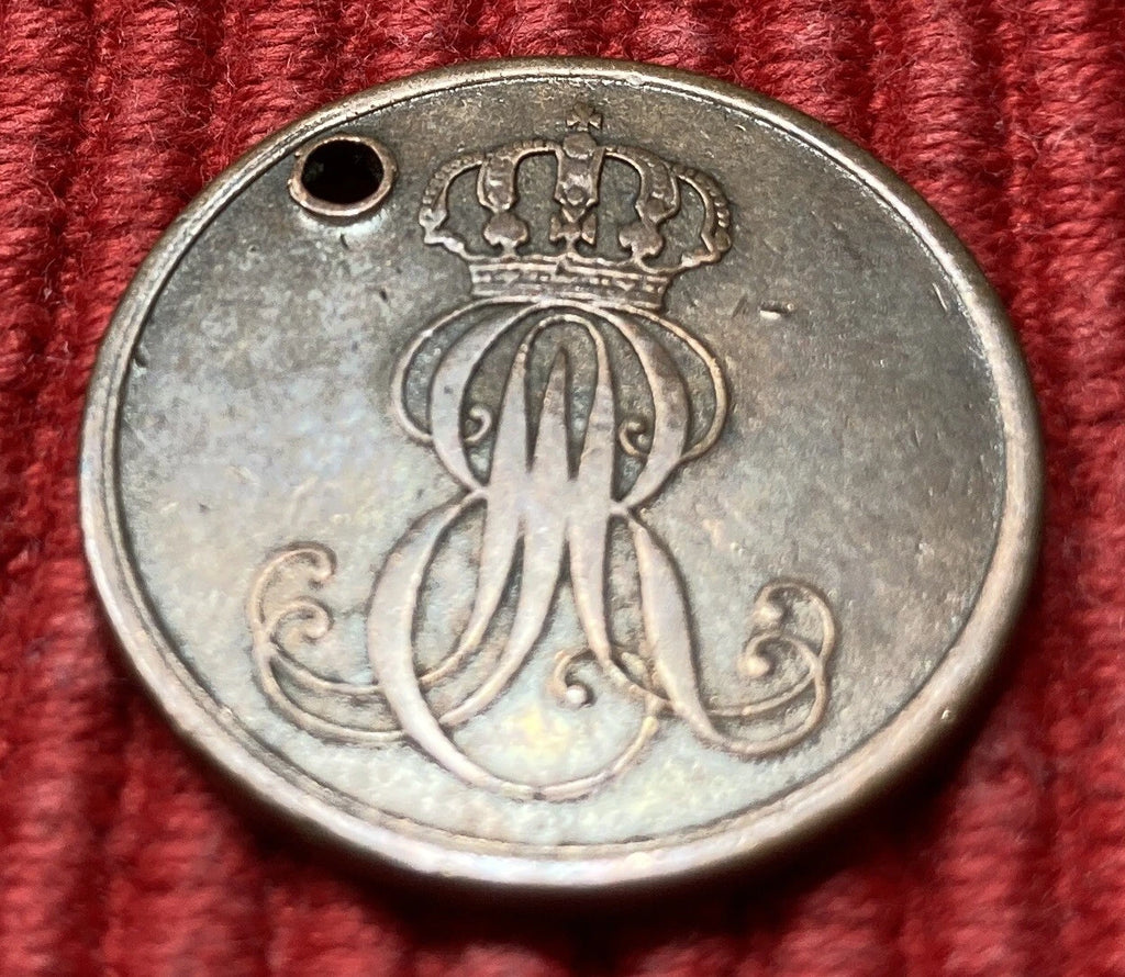 2 Pfennige 1846 A | Königreich Hannover | Ernst August I. | Kupfer-Münze
