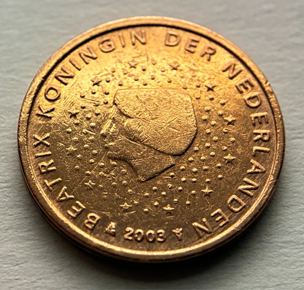 2 Cent 2003 | Niederlande | Königin Beatrix | Verkupferter Stahl Münze | schön