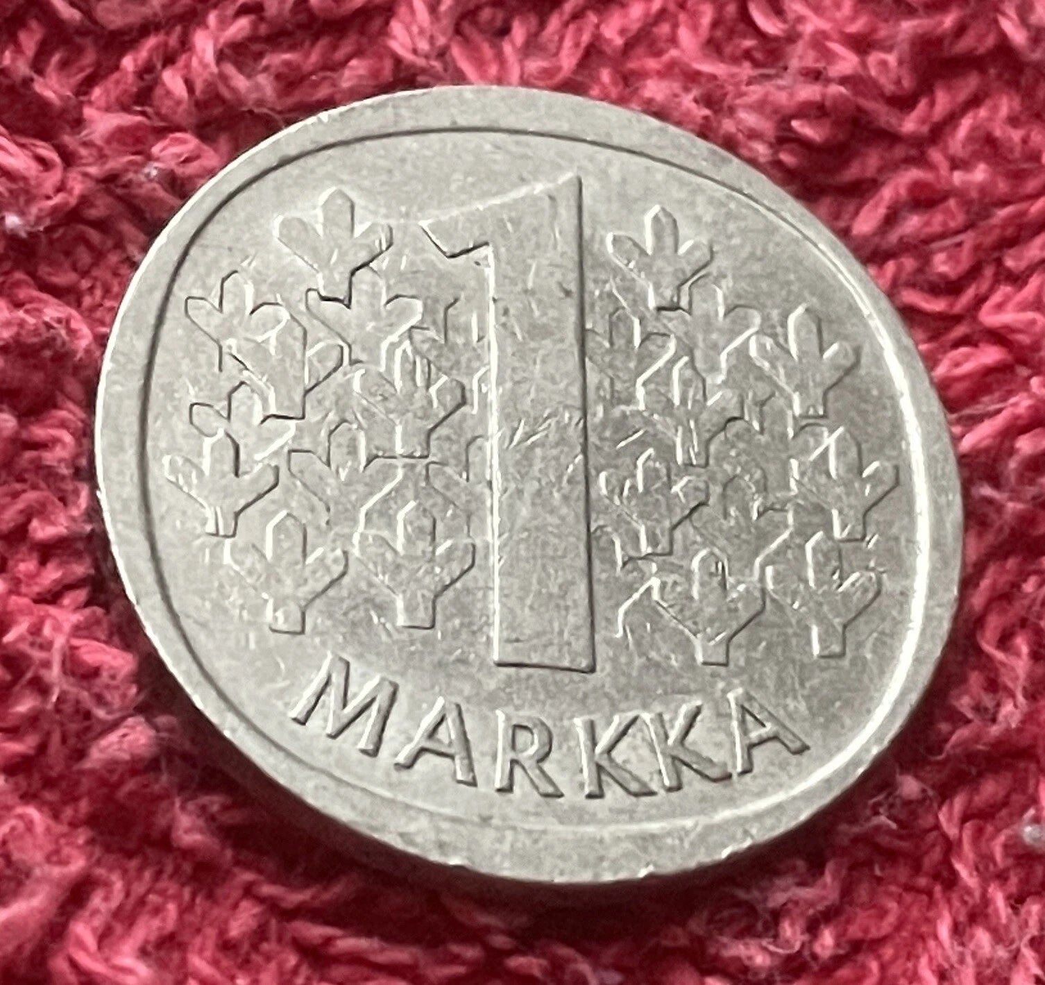1 Markka 1970 | Finnland | Finnischer Löwe | SUOMEN TASAVALTA | Kupfer-Nickel | Münze