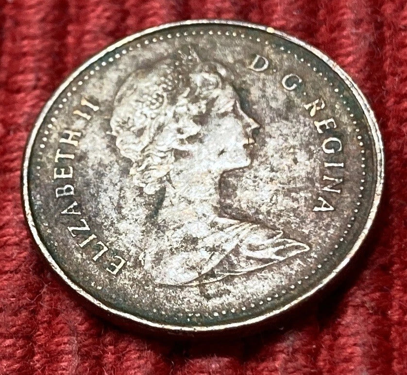 1 Cent 1981 | Kanada | Elisabeth II. | Ahornblätter | Bronze | Sammlermünze
