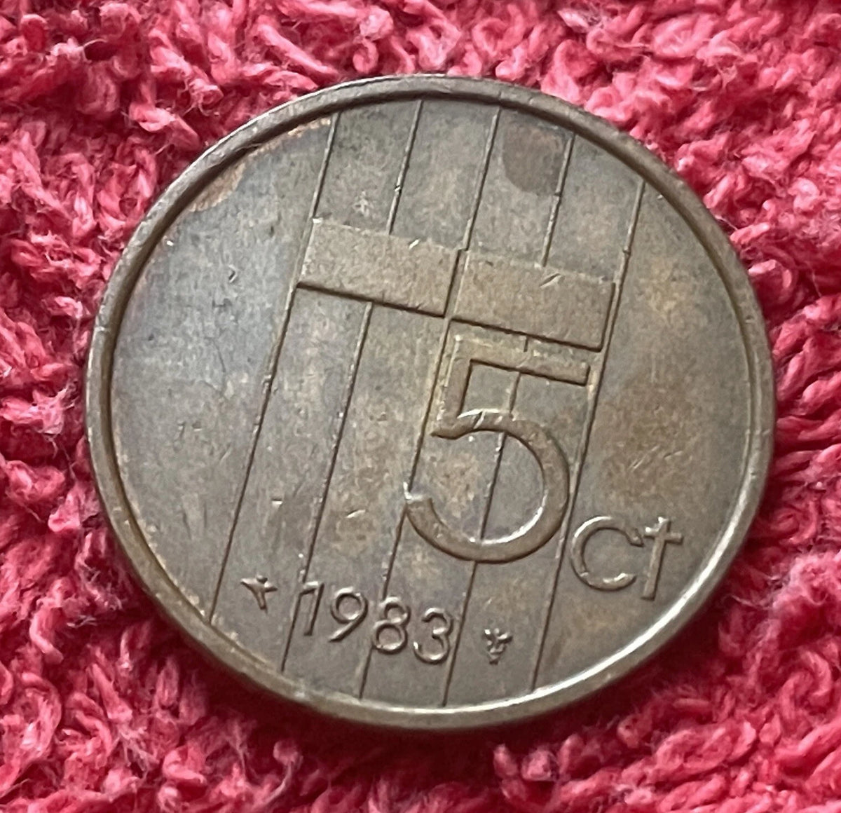 5 Cent 1983 | Niederlande | Königin Beatrix | Bronze Münze | sehr schön