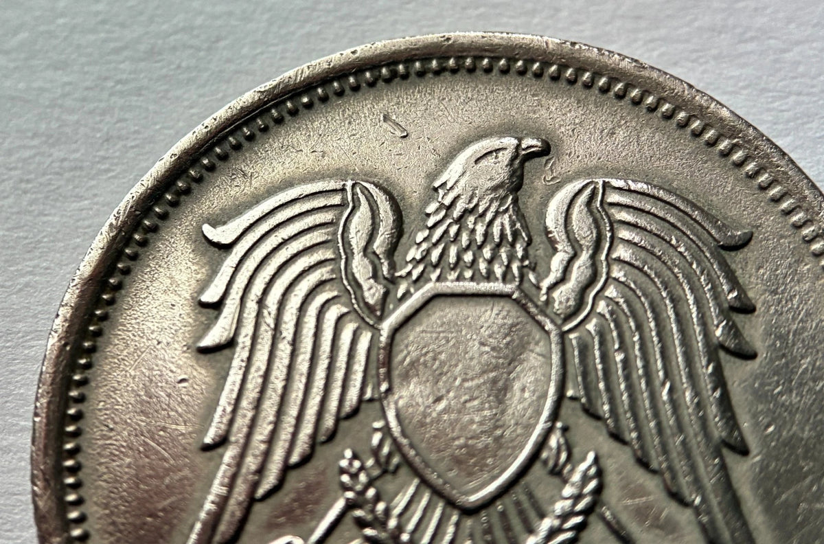 10 Piaster 1972 | Ägypten | Wappenvogel | Kupfer-Nickel Münze | schön