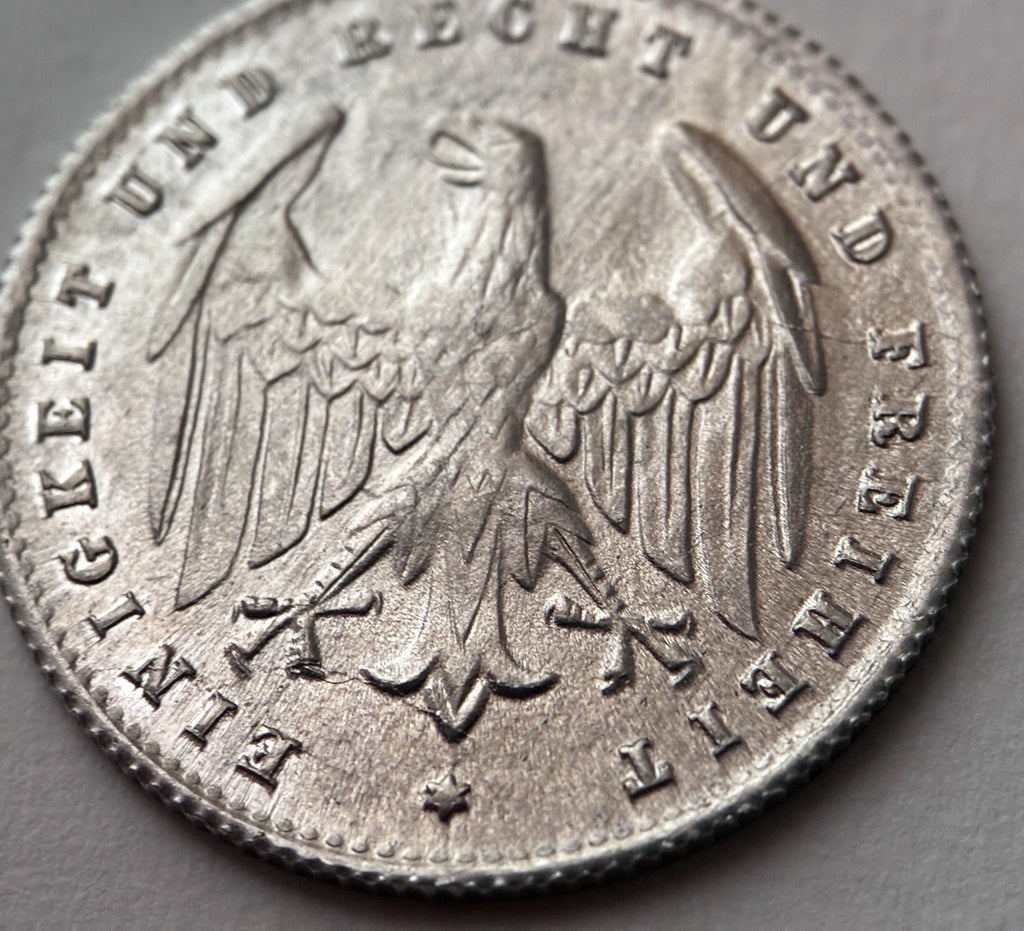 200 Mark 1923 D | Deutsches Reich | Reichsadler | mit Zertifikat | Aluminium Münze | vorzüglich