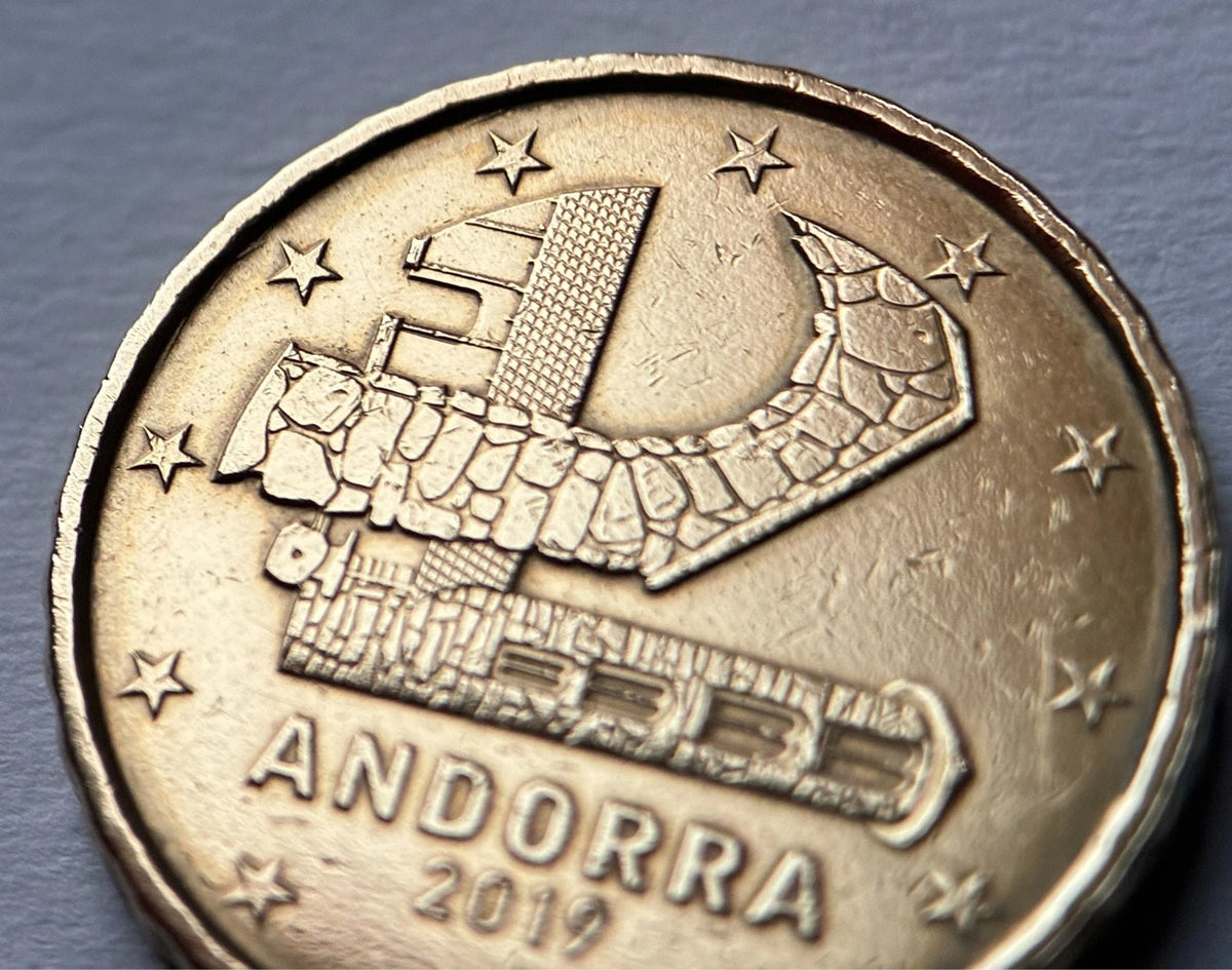 10 Cent 2019 | Andorra | Sant Martí de la Cortinada | Nordisches Gold Münze