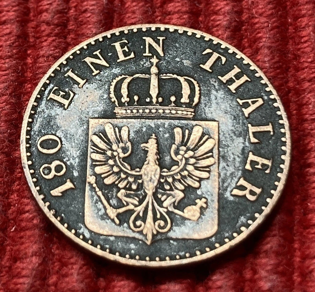 2 Pfenninge 1858 A | Preußen | Kupfer | Historische Scheidemünze