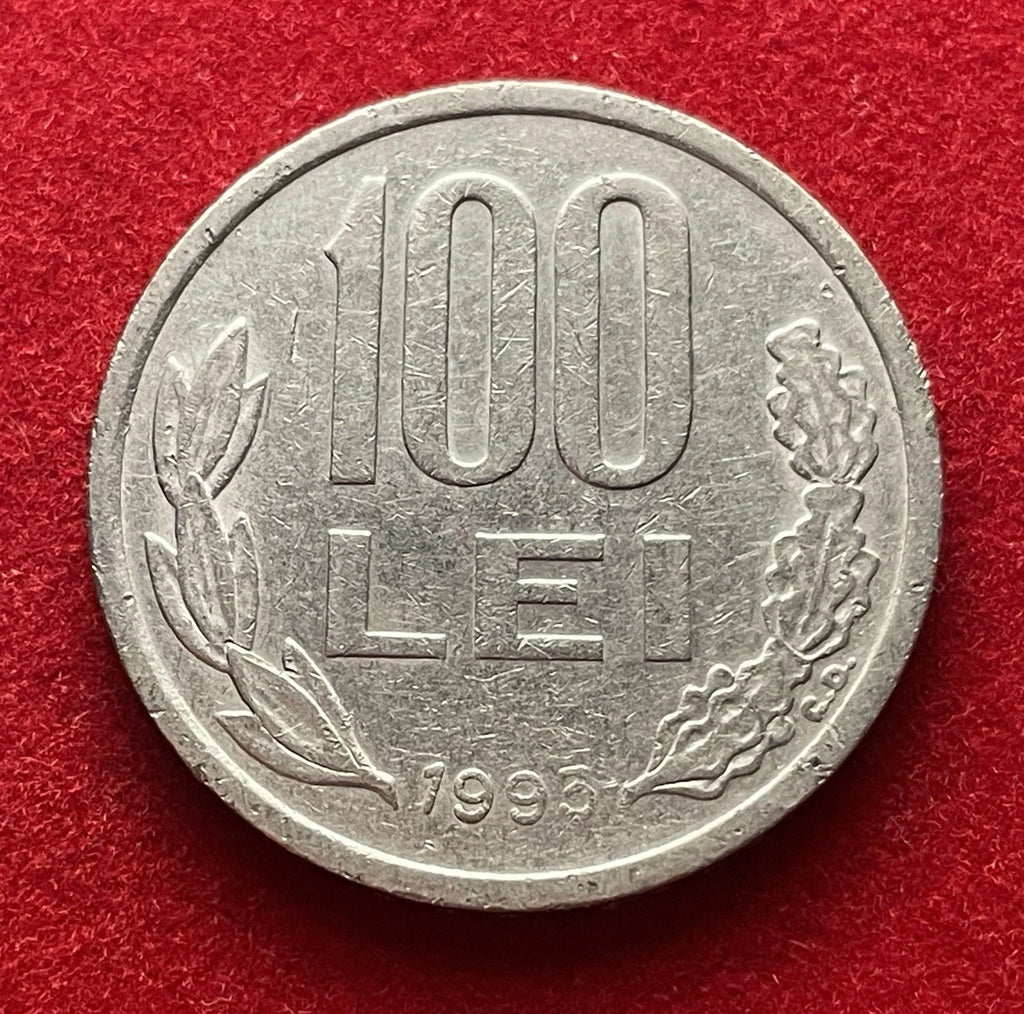 100 Lei 1993 | Rumänien | Michael der Tapfere | Vernickelter Stahl Münze | Sehr schön