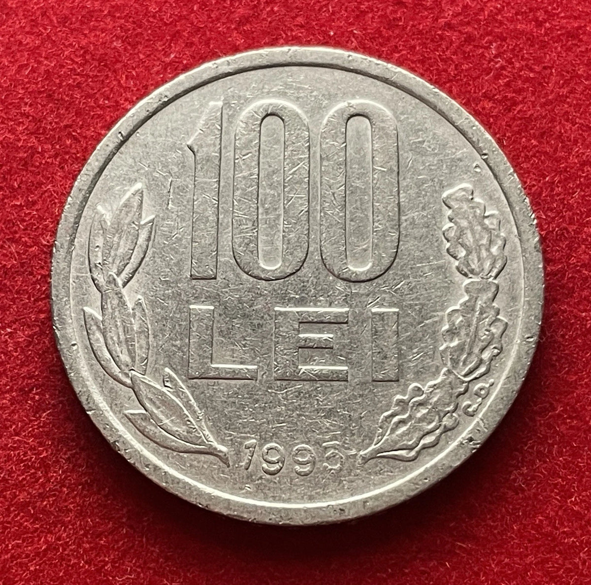 100 Lei 1993 | Rumänien | Michael der Tapfere | Vernickelter Stahl Münze | Sehr schön