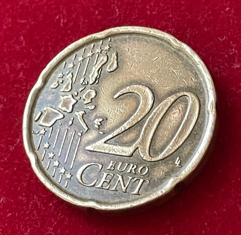 20 Cent 2002 | Portugal | sieben Burgen & fünf Wappen | Münze aus Nordischem Gold | schön