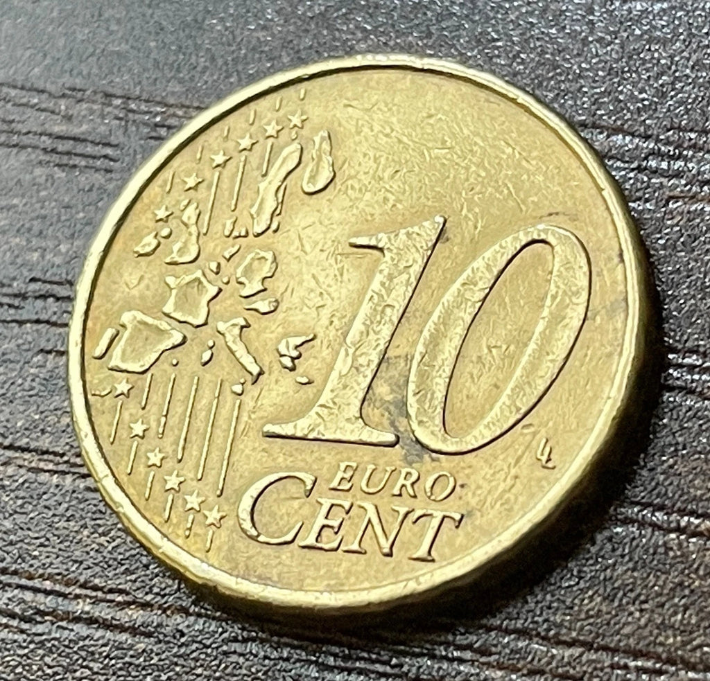 10 Cent 2002 | Portugal | sieben Burgen & fünf Wappen | Nordisches Gold Münze