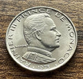 1 Franc 1975 | Monaco | Fürst Rainier III. | Deo Juvante | Nickel-Münze | vorzüglich