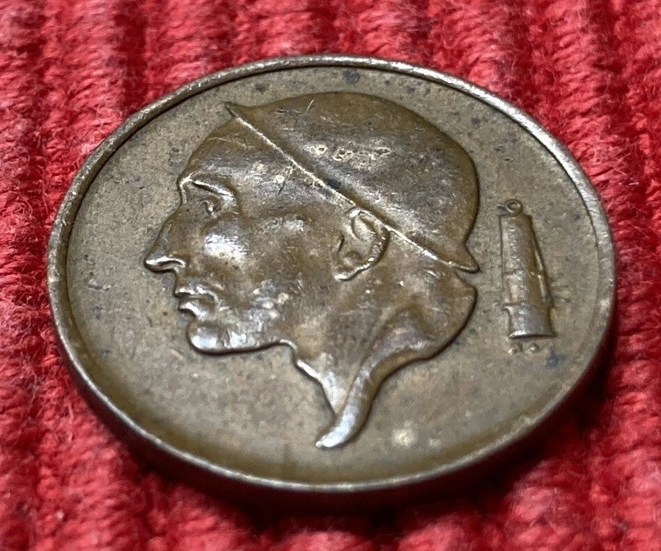50 Centimes 1966 | Belgien | BELGIQUE | Bronze Münze | schön