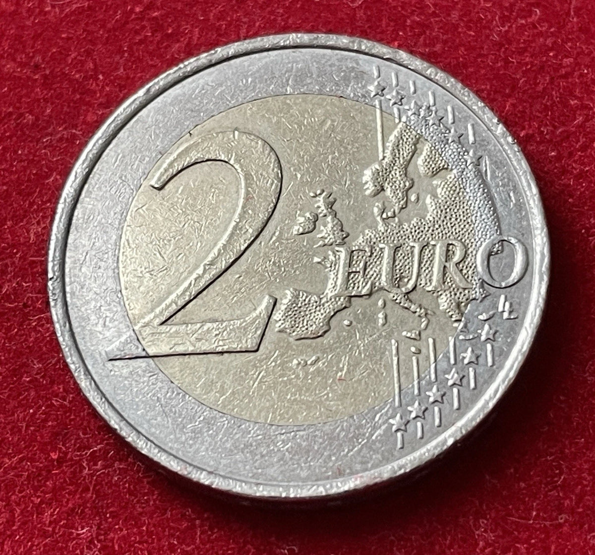 2 Euro 2008 | Frankreich | Présidence française Union européenne RF | Bi-Metall Gedenkmünze | Sehr schön