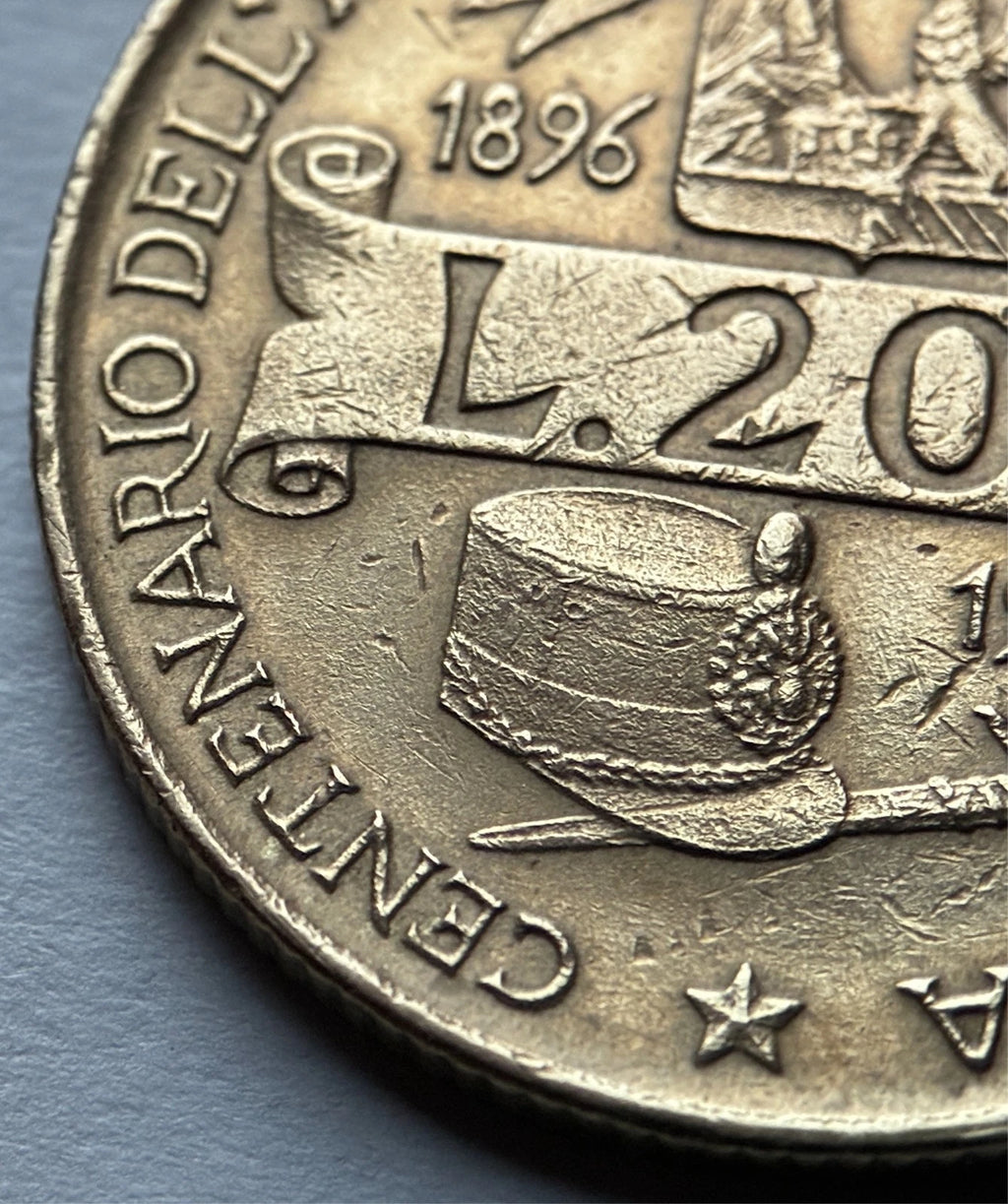 200 Lire 1996 | Italien | 100 Jahre Zollakademie Gedenkmünze