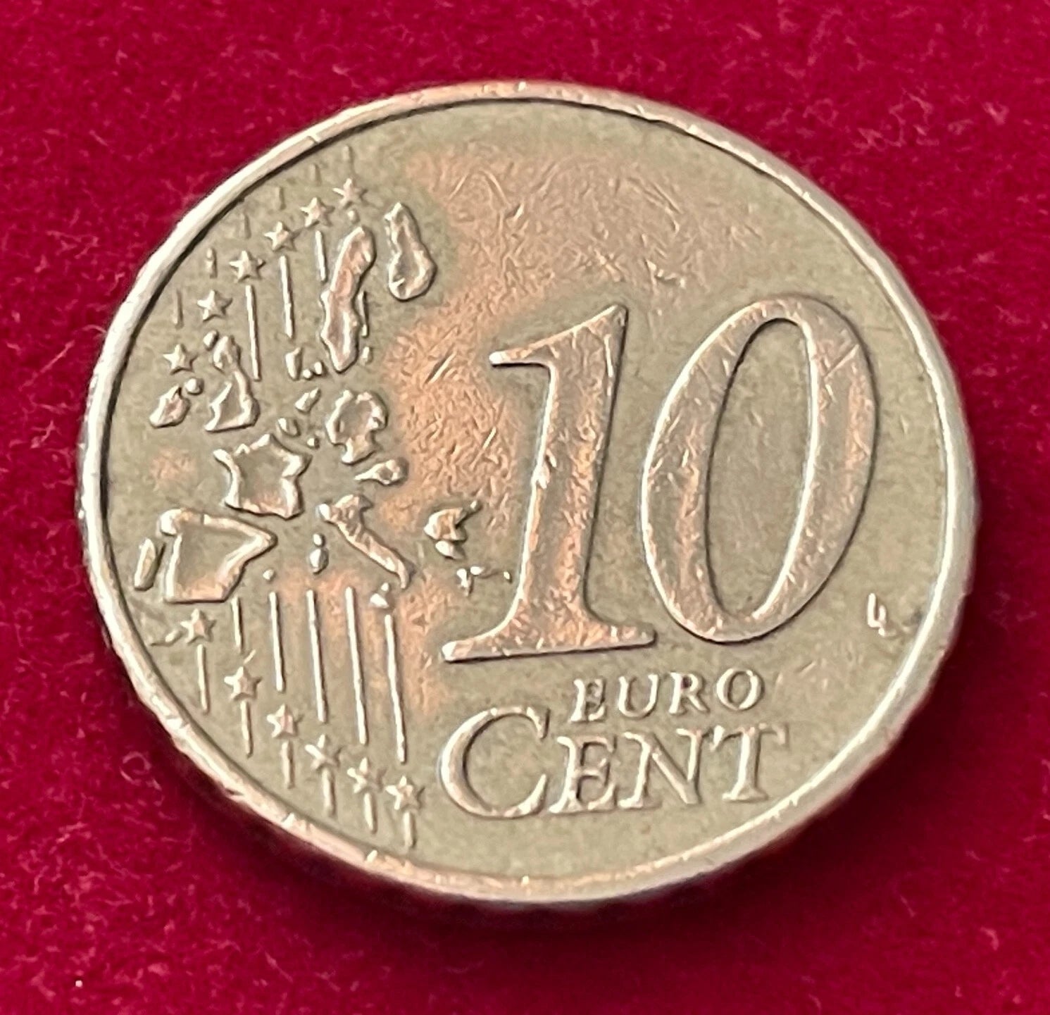 10 Cent 2002 | Griechenland | Rigas Pheraios | Nordisches Gold Münze