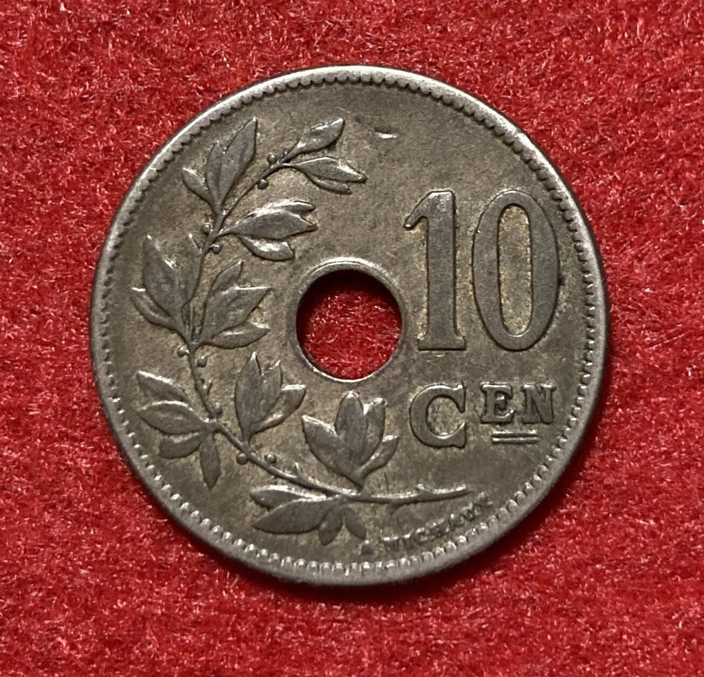 10 Centimes 1905 | Belgien | König Leopold II | Vorzüglicher Zustand