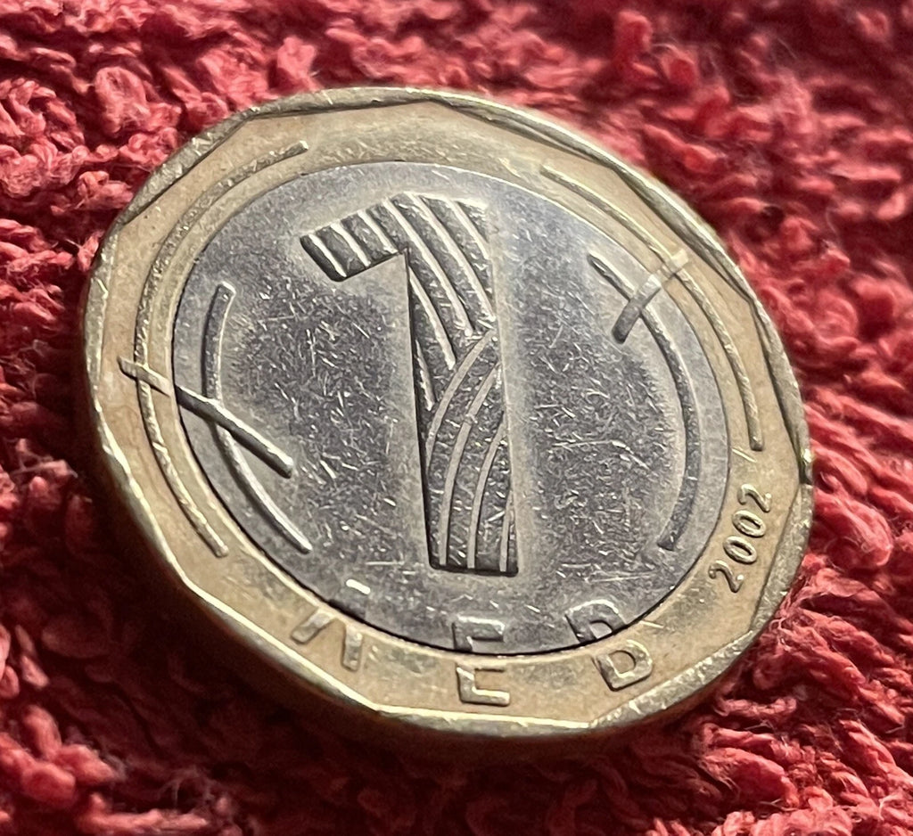1 Lew 2002 | Bulgarien | Heiliger Iwan Rilski | БЪЛГАРИЯ СВ. ИВАН РИЛСКИ | Bi-Metall Münze