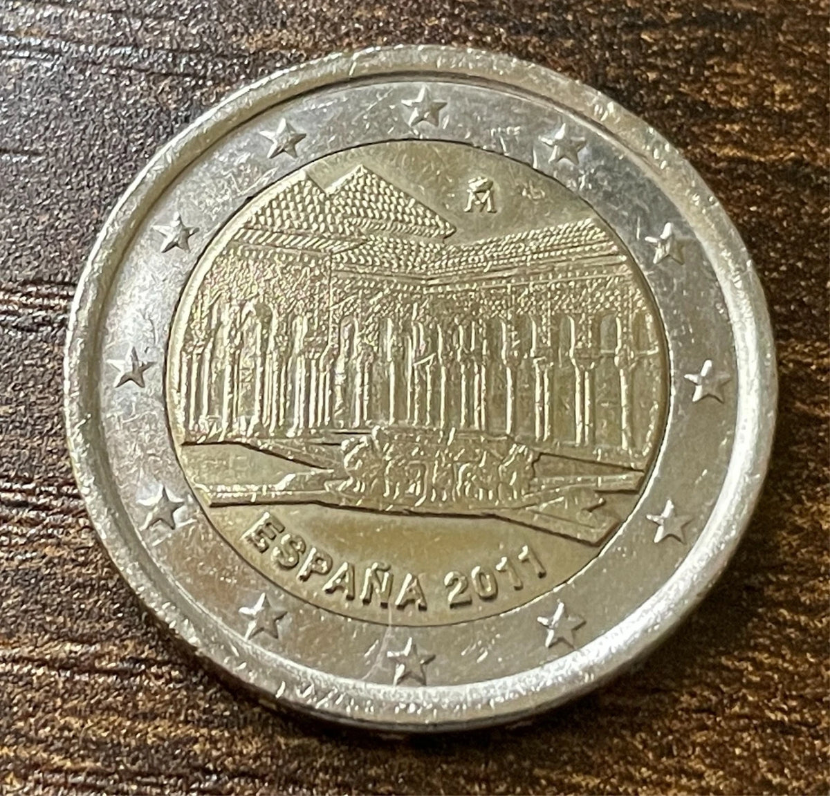 2 Euro 2011 | Spanien | Löwenhof von Granada, Alhambra | Bi-Metall Münze | schön