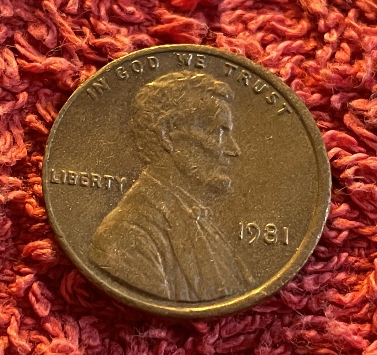 1 Cent 1981 USA | Lincoln Memorial Cent | Kupfer-Zink | Sammlermünze