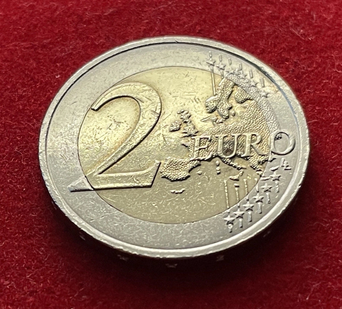 2 Euro 2012 | Frankreich | 10 Jahre Einführung des Euro | Bi-Metall Gedenkmünze | schön