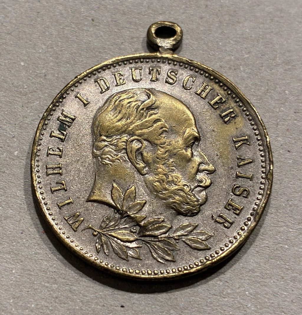 Medaille Wilhelm I. – 100. Geburtstag 1897 | Kaiserreich Preußen Gedenkprägung mit Öse