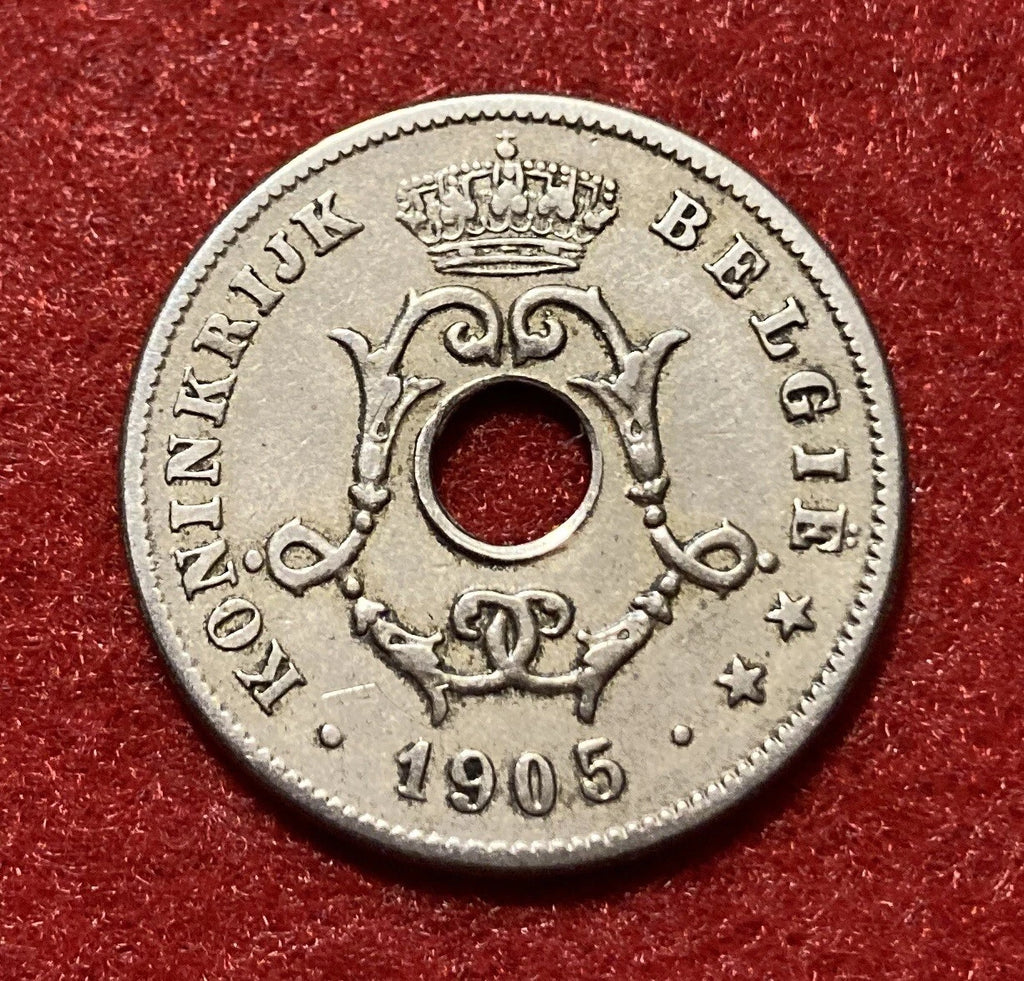 10 Centimes 1905 | Belgien | König Leopold II | Vorzüglicher Zustand