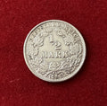 1/2 Mark 1909 A | Deutsches Reich | 900er Silbermünze | Historische Münze | vorzüglich