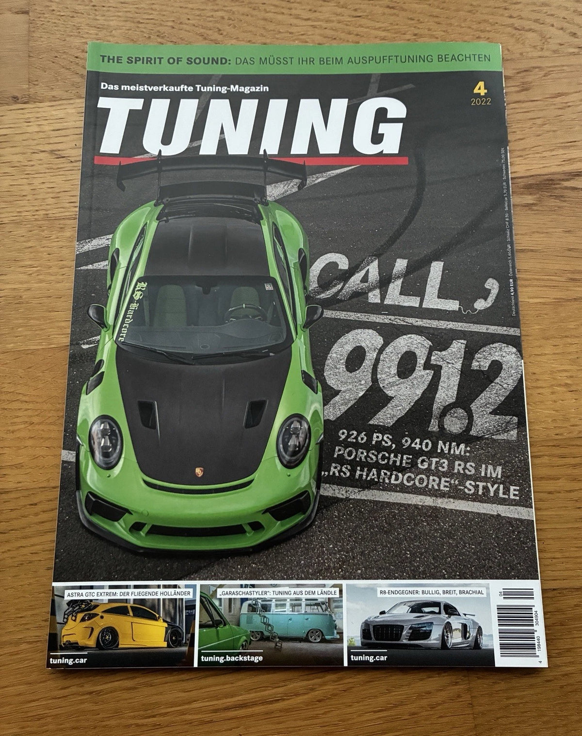 TUNING Magazin Ausgabe 4/2022 – Porsche GT3 RS „RS Hardcore“ & Auspufftuning | Zeitschrift | Zustand gut
