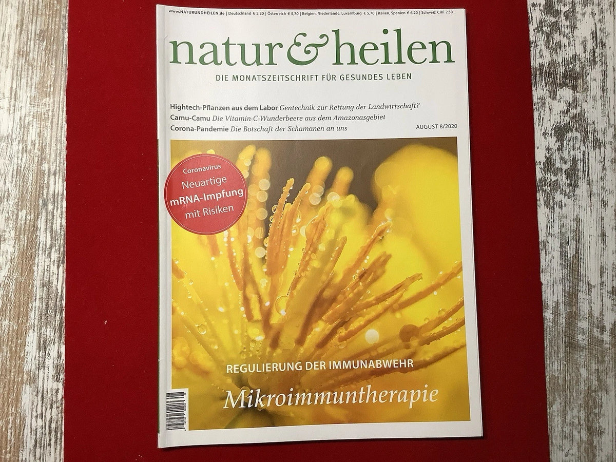 Natur & Heilen Nr. 8/2020 | Mikroimmuntherapie | Corona mRNA-Impfung | Zustand gut