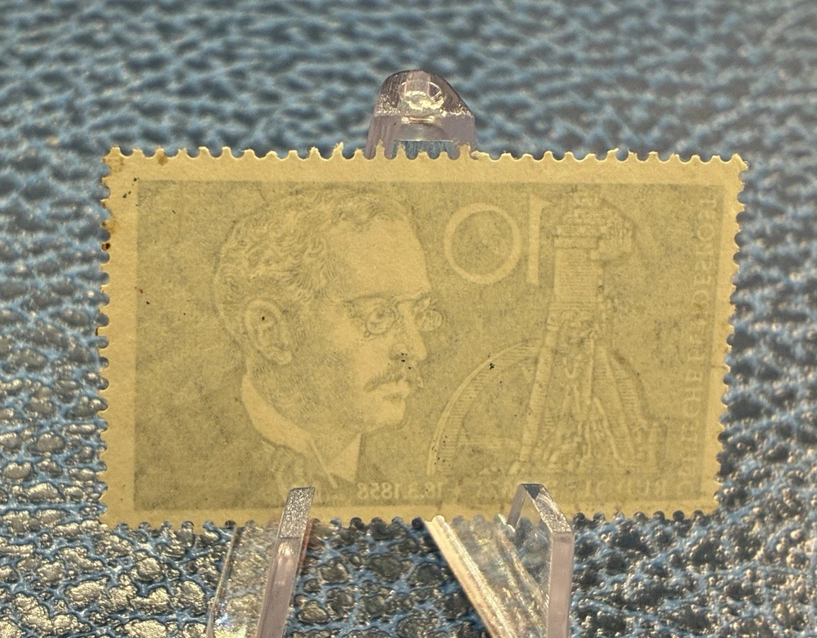 Deutsche Bundespost 1958 | 10 Pfennig | Rudolf Diesel | Erfinder | gestempelt | Briefmarke