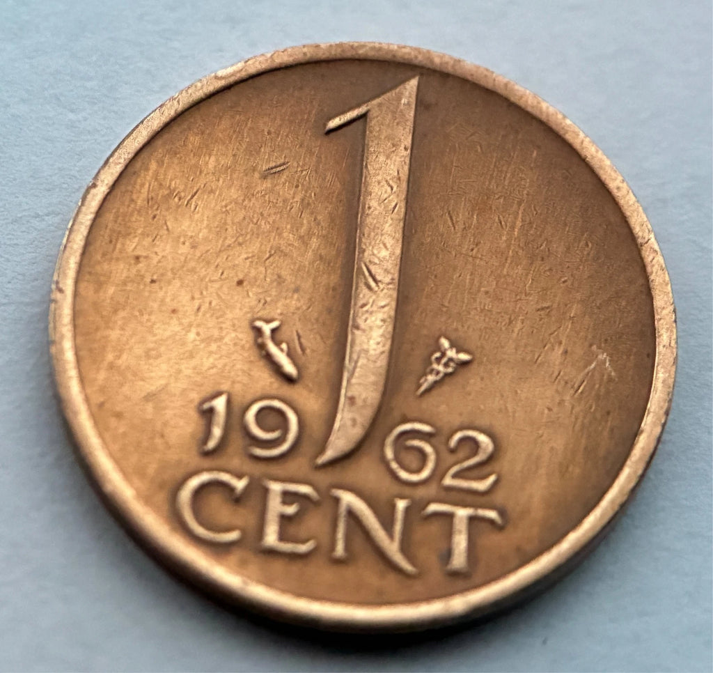 1 Cent 1962 | Niederlande | Königin Juliana | Bronze | Sammlermünze